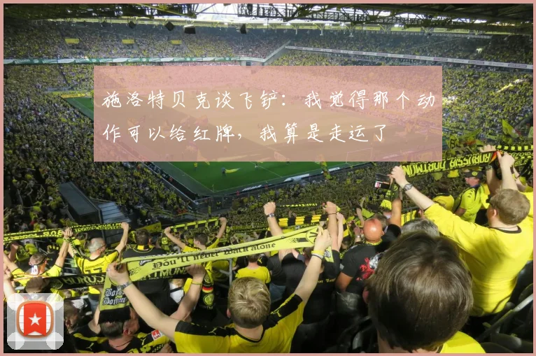 施洛特贝克谈飞铲：我觉得那个动作可以给红牌，我算是走运了